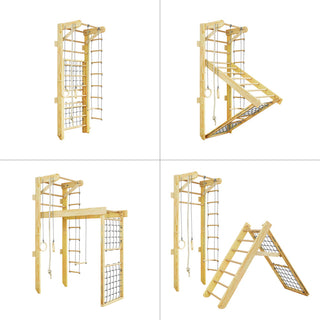 WoodiJoy Kombi-Sprossenwand für Zuhause